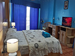 Comfortable bedroom of the room for rent in Pattaya