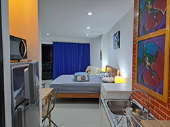 Decoration in the room for rent